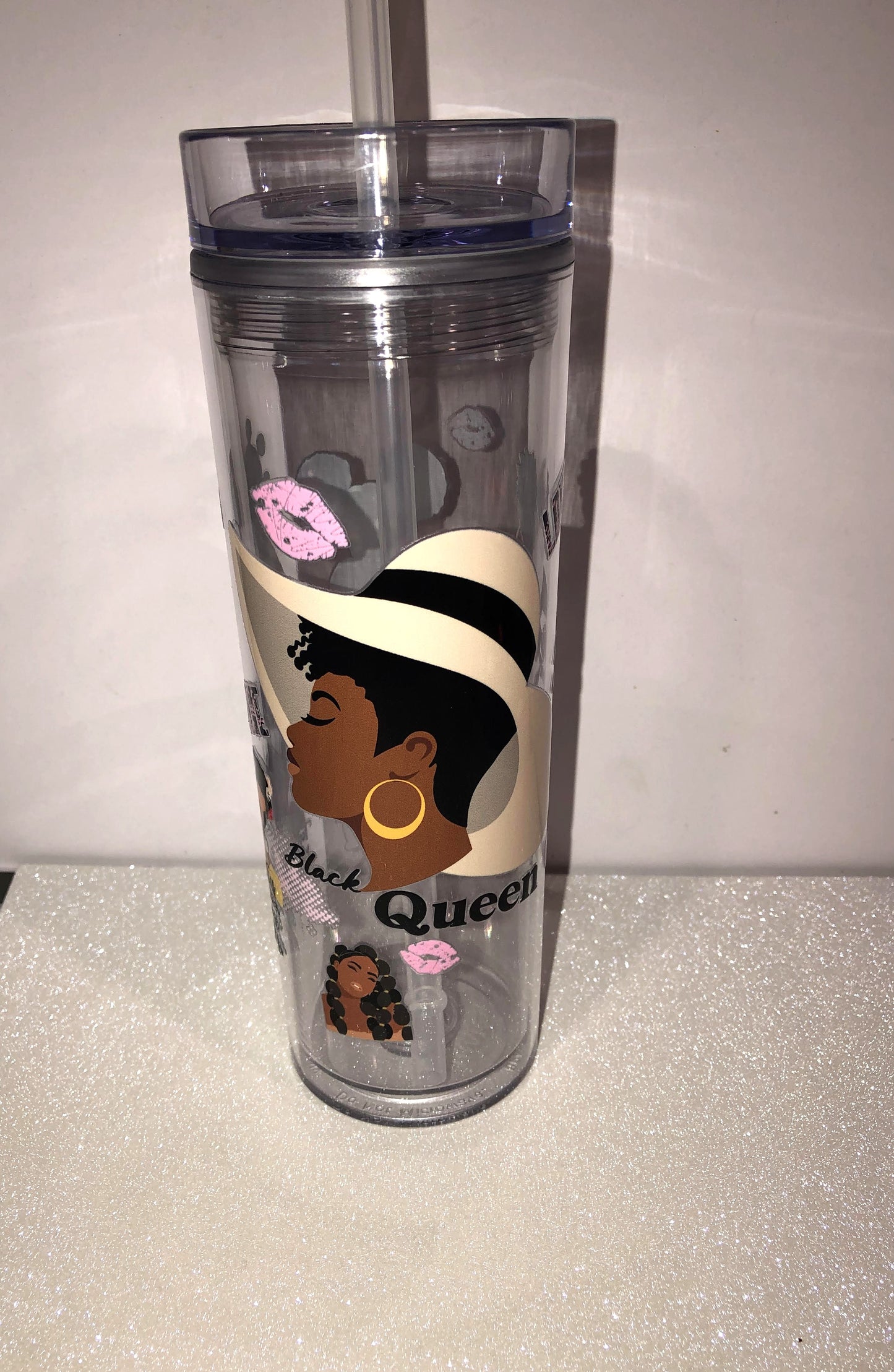 Tumblers 16oz Clear "Kultural Kollection"