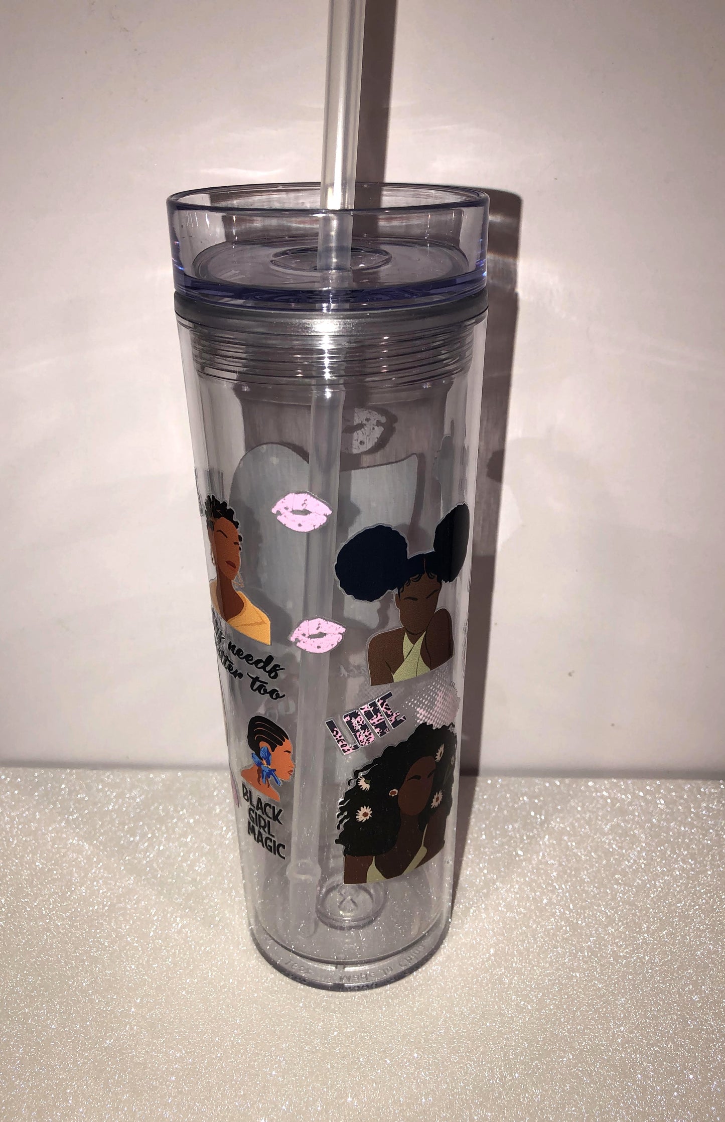 Tumblers 16oz Clear "Kultural Kollection"