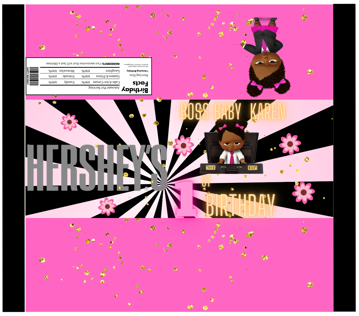 Party Favors - Candy Bars (Unfilled) - Regular Size