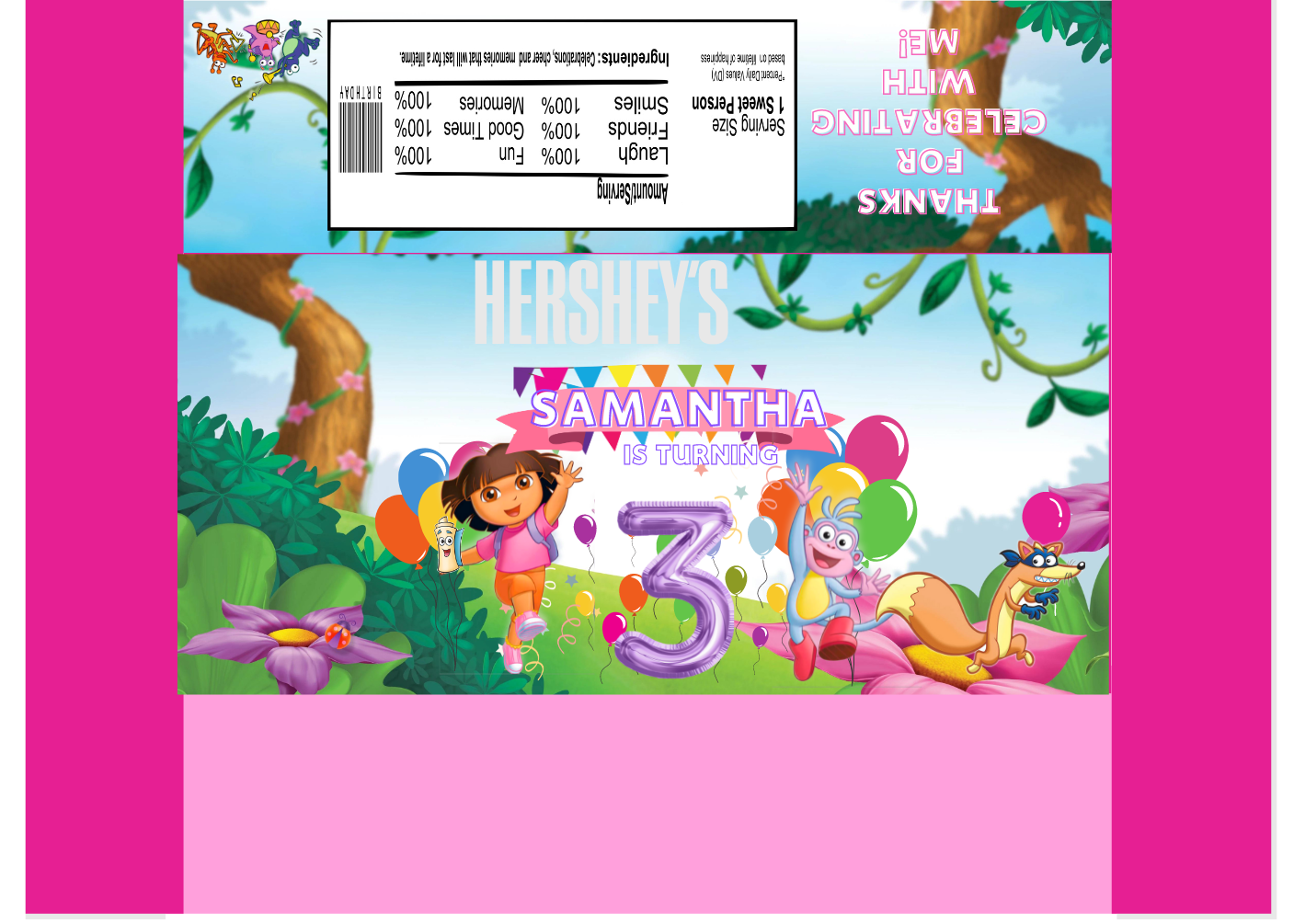 Party Favors - Candy Bars (Unfilled) - Regular Size