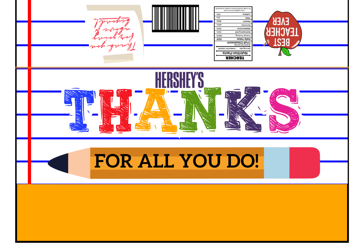 Party Favors - Candy Bars (Unfilled) - Regular Size