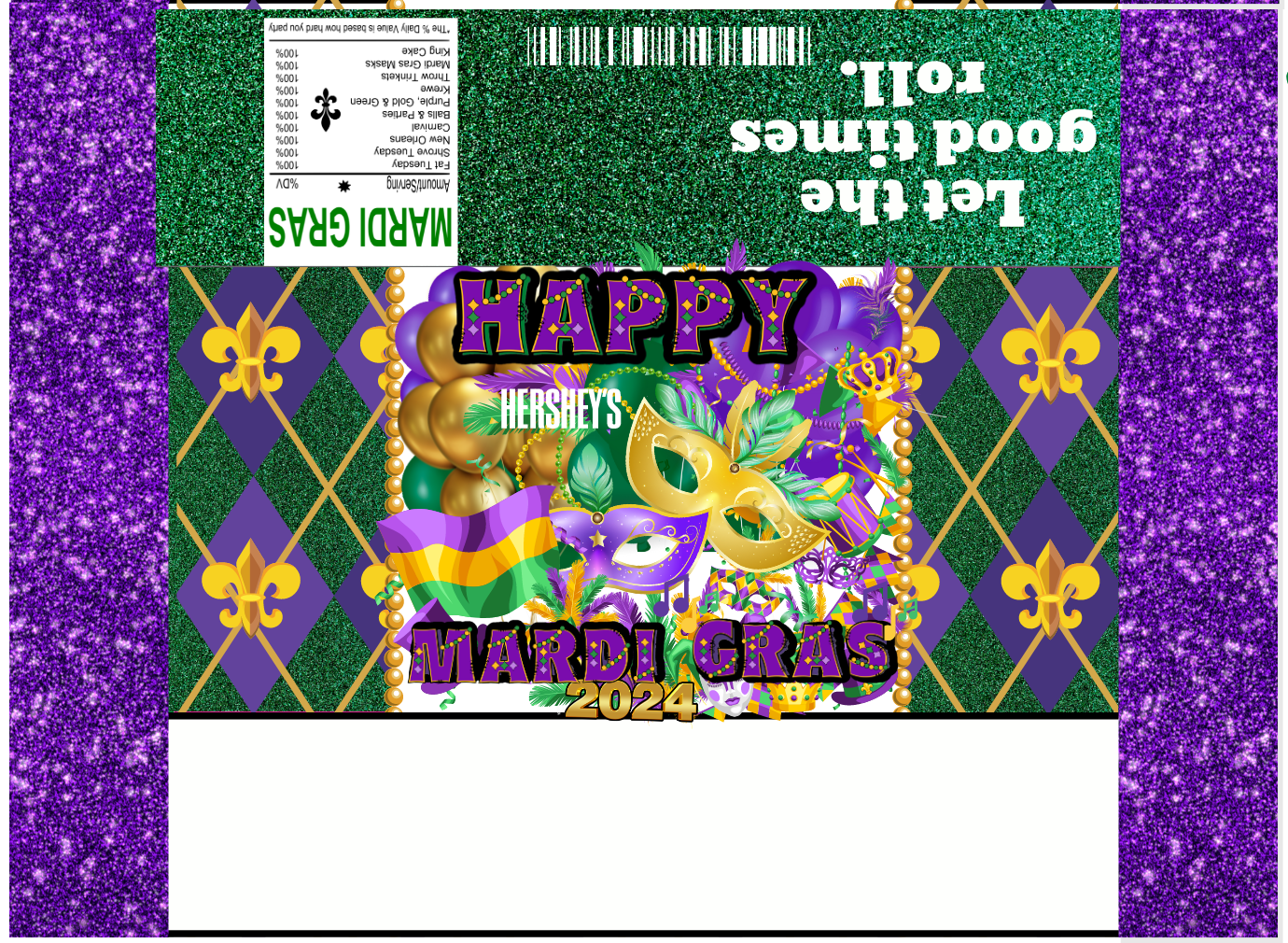 Party Favors - Candy Bars (Unfilled) - Regular Size