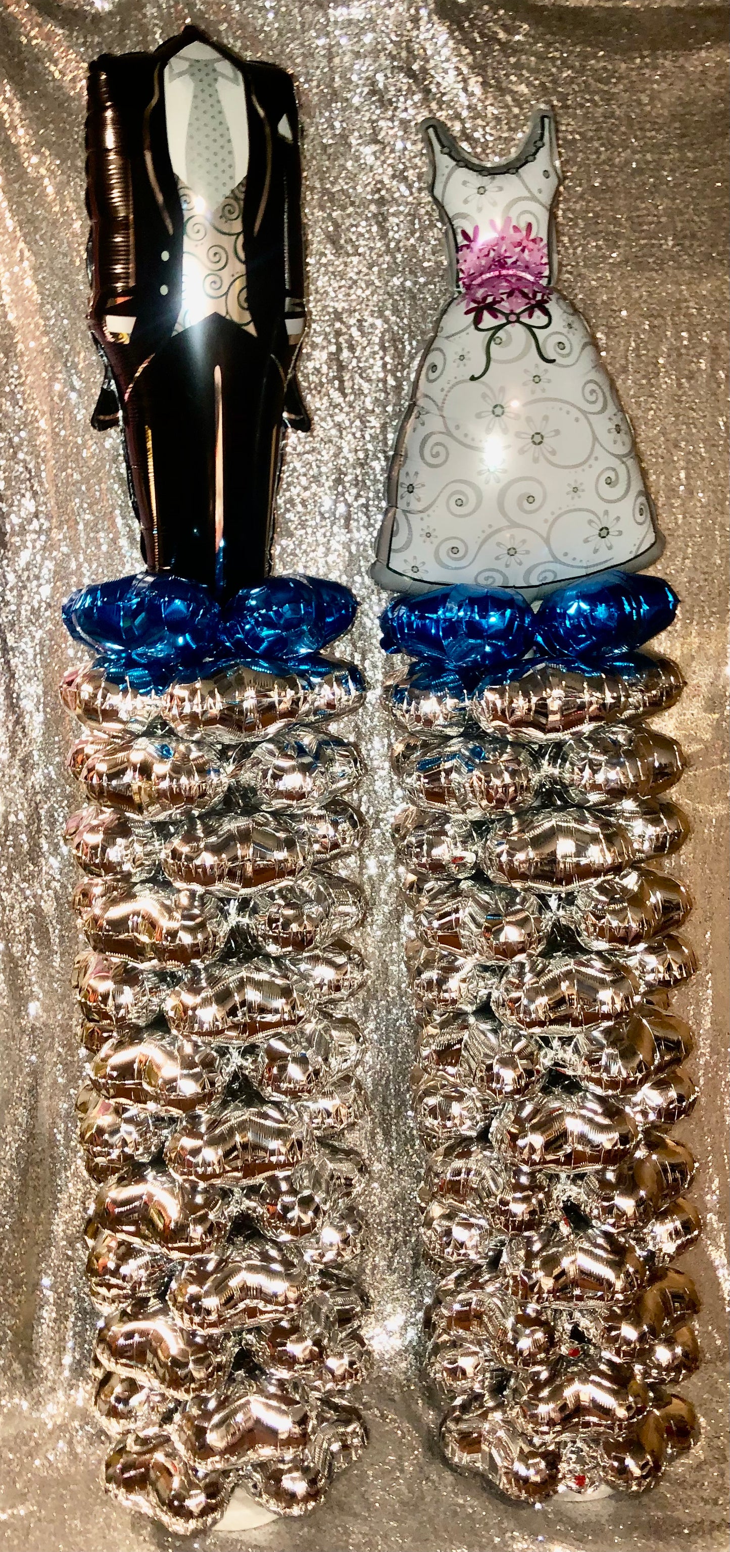 Balloon Columns (mylar with mylar topper)